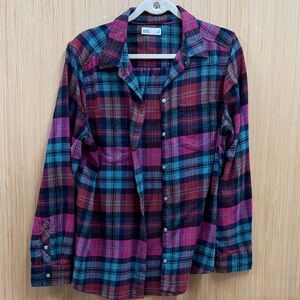 Croft & Barrow Multicolor Plaid Button Down Shirt